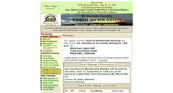 Desktop Screenshot of eldoradomineralandgem.org